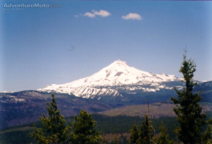 Mt. Hood, A view of Mt. Hood in Oregon during the '99 Black Dog Dual Sport ride.