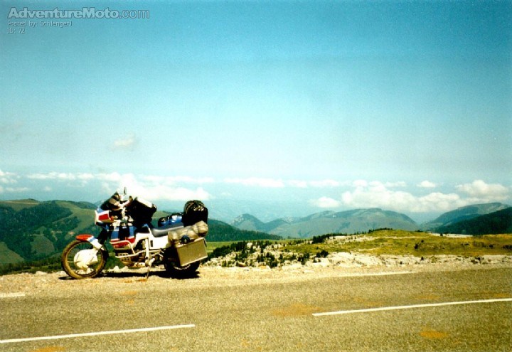 Pyrenees-view, Great view across the Pyrenees from the French-Spain border.
