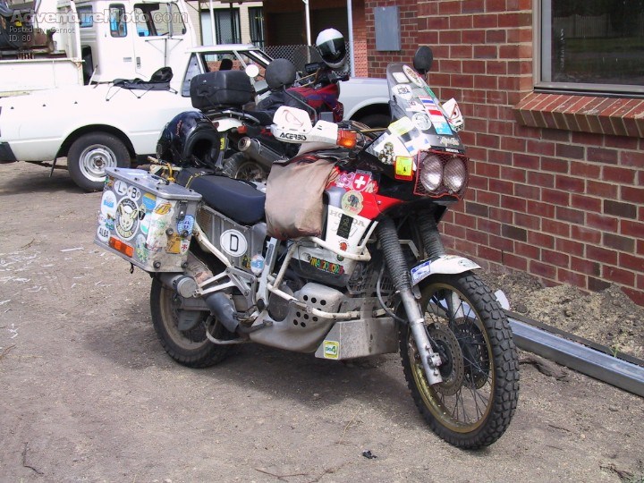 To OZ at last! - Gernot's Africa after the long ride to Australia from Deutschland via Thailand and Indonesisa