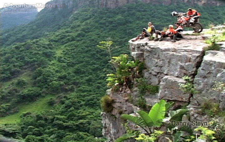 African Offroad Adventure Tours in action, Scenic picture shot in Zululand of a tour group