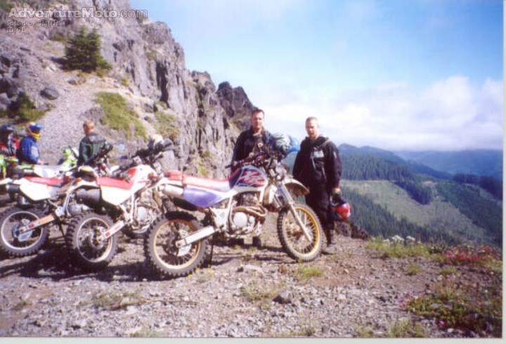 Mt. Hood Cliff, Scenic view at a cliff during the '2000 Black Dog Dual Sport...