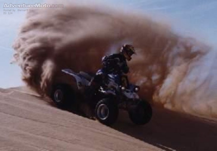 Sand Beast - Coming over a blind dune in the Namib Desert near Walvis Bay !!