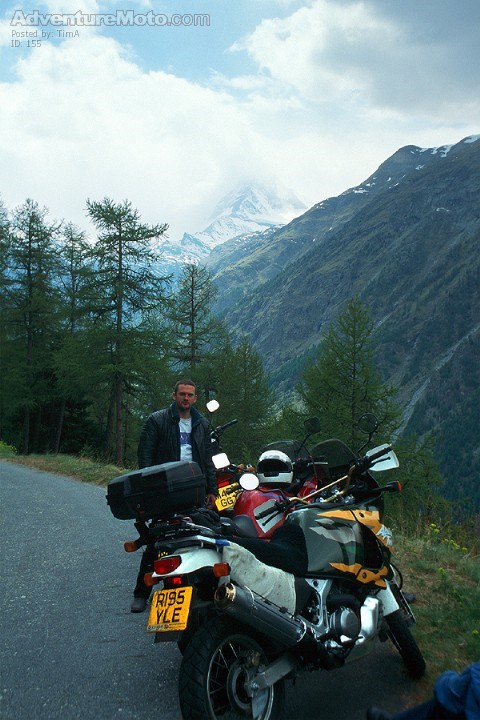 The Matterhorn - A little bit cloudy this day