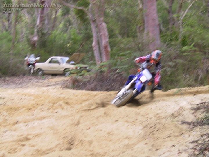 Front Wheel Washout - Soft sand front wheel washout