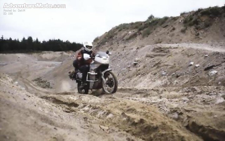 In a Swedish sand pit - The other day, we found that pit and had a lot of fun