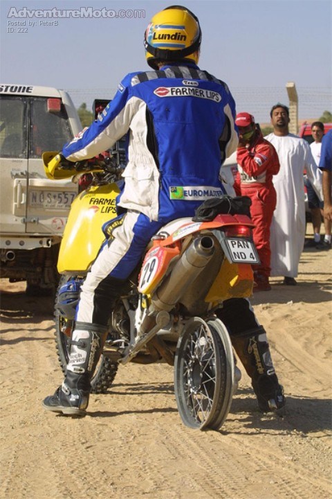 In need of some change :o) - PG Lundmark shows what happens when you overheat your tyre.
The downside of having a LOT of horsepower.......