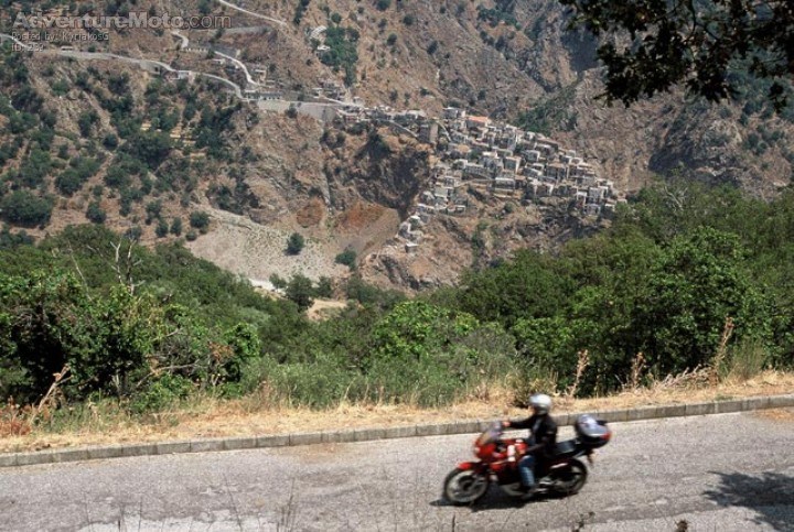 ... - Descending the valley towards Roghudi village. A no mans land