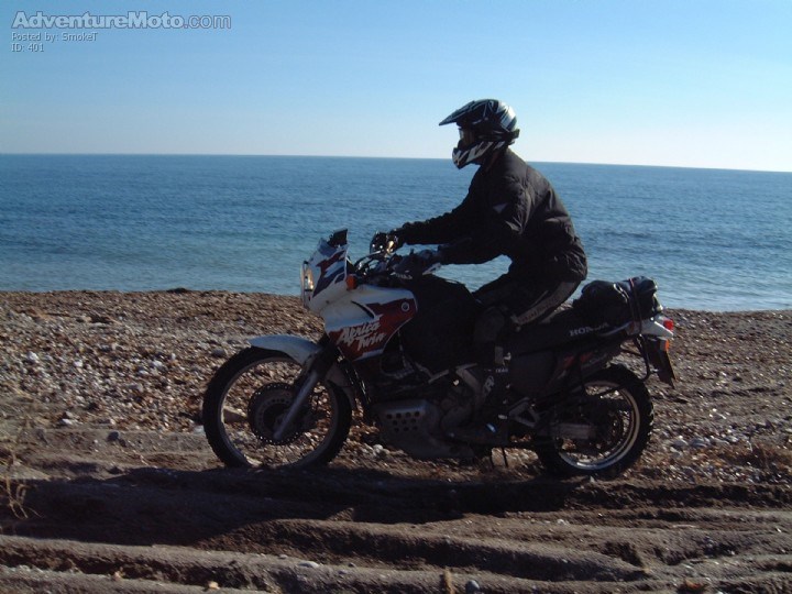 soft sand - full throttle, clenched teeth...great