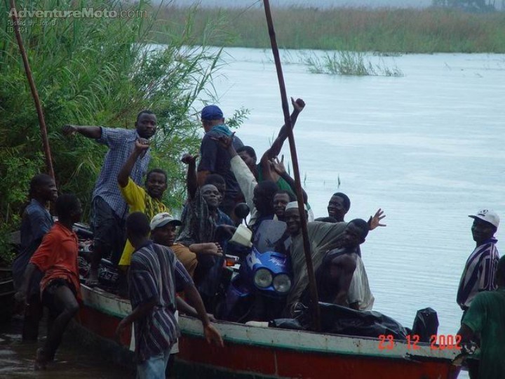 Crossing the river - Would you trust this Ferryman and his boat?