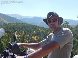 Changing Aspens - Beautiful time to ride in Colorado.