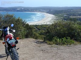 catherine beach - nice ride to the top of the hill but long walk down to th...