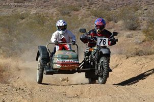 Dual Sport Sidecar! - This is from the 2001 L.A. to Barstow to Vegas dual s...