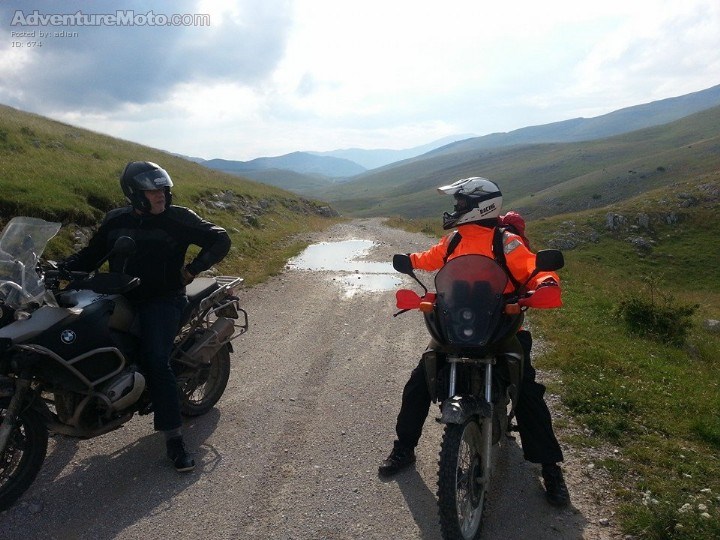 Honda NX 250 Bjelasnica,Bosnia and Hercegovina