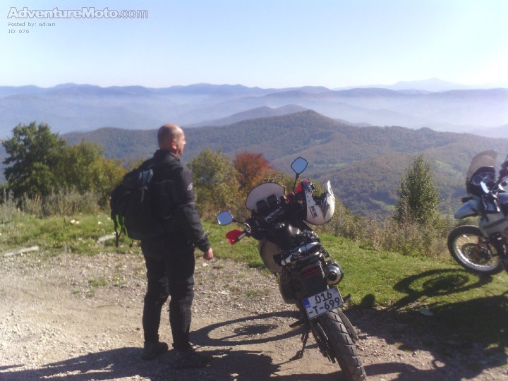 Honda NX 250 Road to Gorazde,Bosnia and Hercegovina